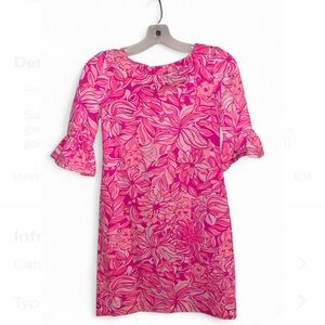 Lilly Pulitzer Pink Bell Sleeve Dress